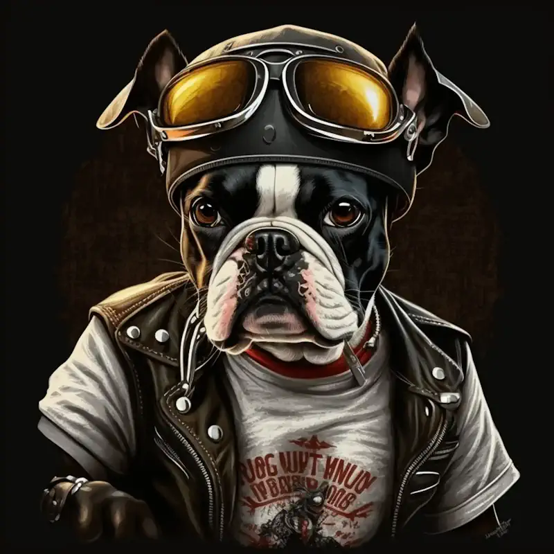 vêtements pour chien de motard - boutique Rock'n'Dogs