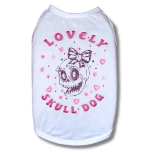 t-shirt chien rose tendance patti